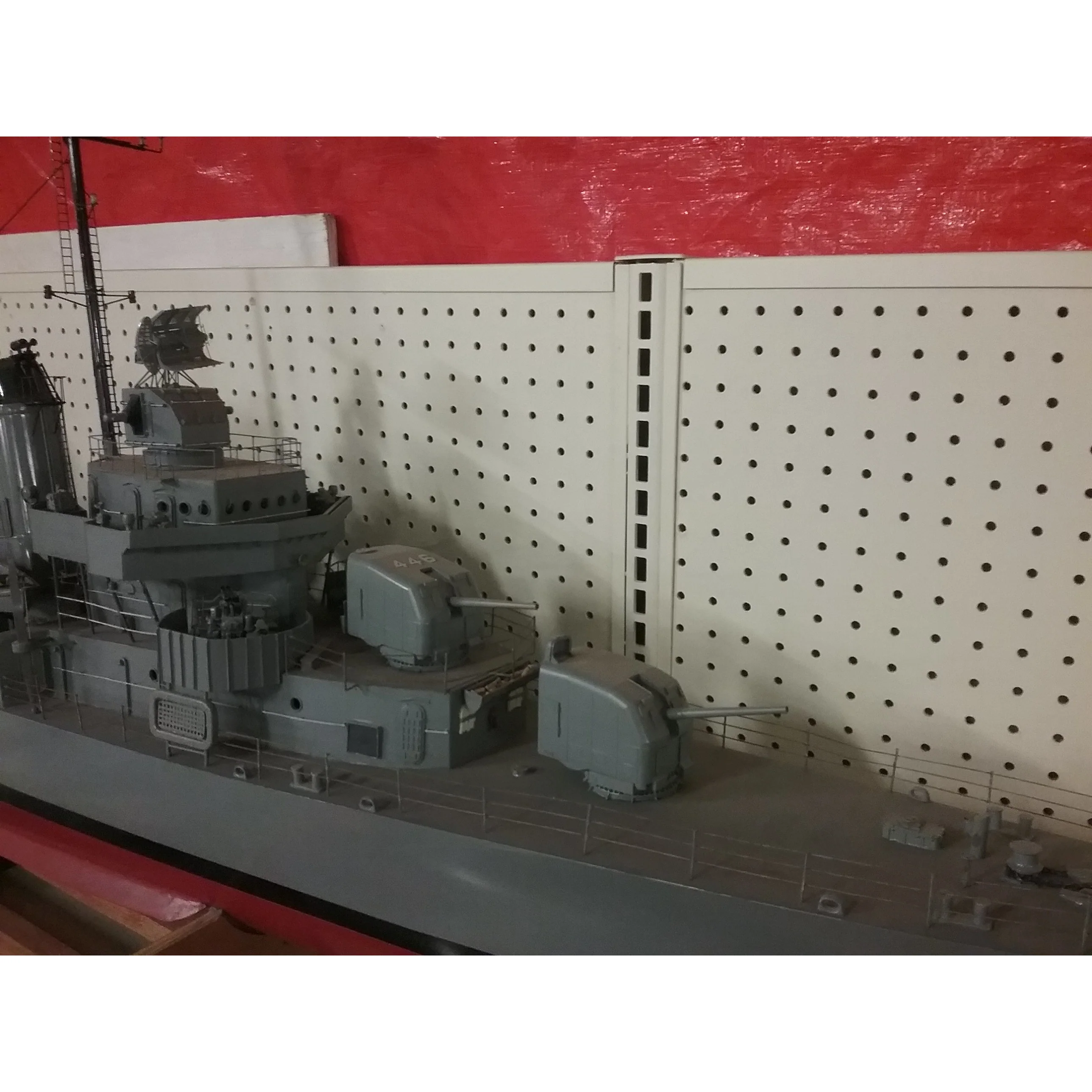1/48 Scale Custom Scratch Built Remote Control USS Radford Destroyer - 8' long - Image 6