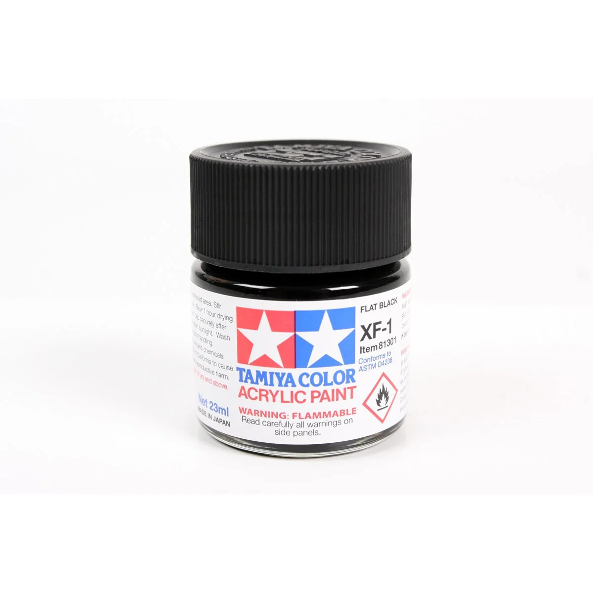 Acrylic XF-1, Flat Black