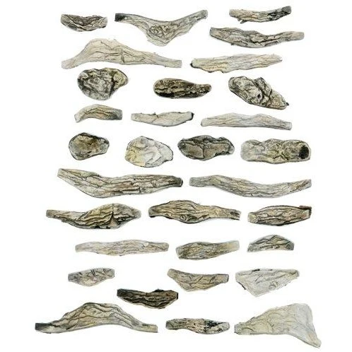 C1141 Woodland Scenics Ready Rocks Creek Bed Rocks 31 Pieces