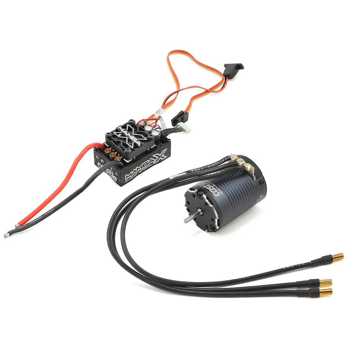 Castle Creations Mamba X Waterproof Sensored Brushless Combo w/1900kV Slate
