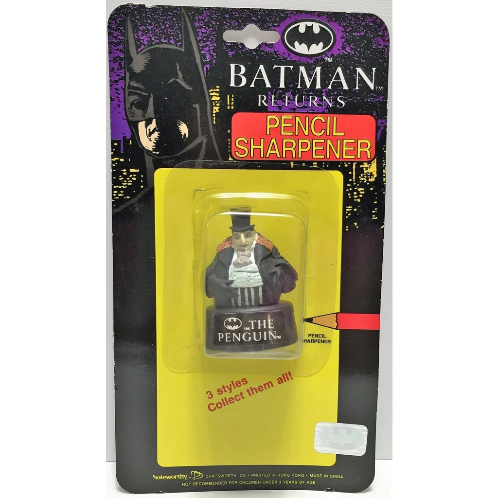 Noteworthy Batman The Penguin Pencil Sharpener Figure 1991