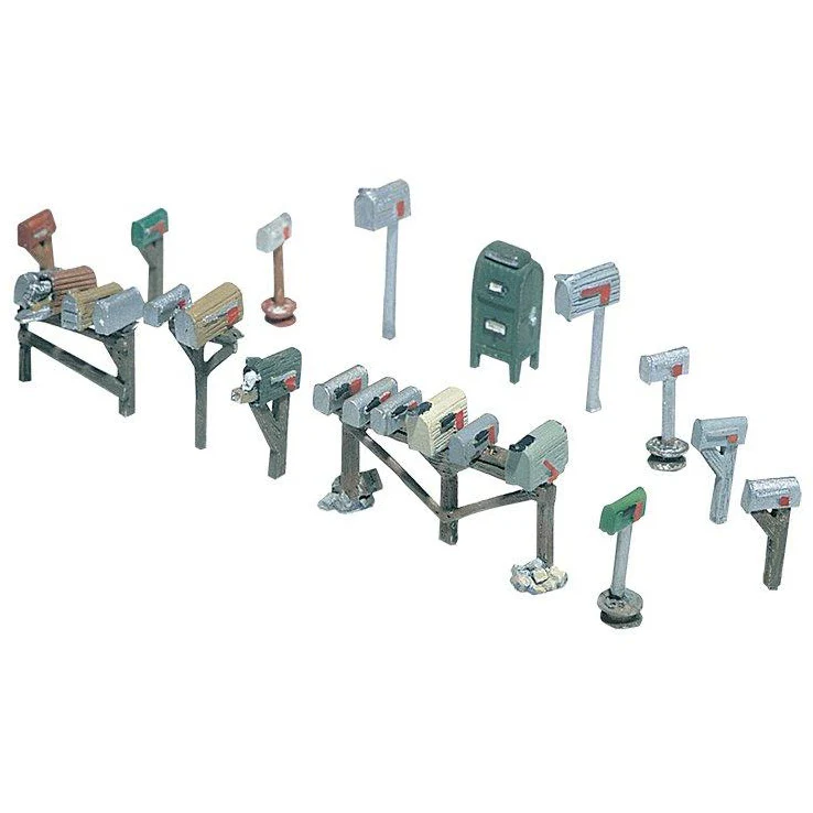 D206 HO Assorted Mailboxes