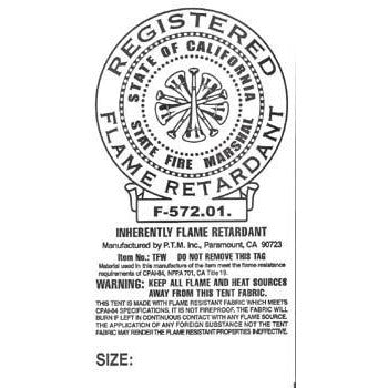 SILVER FIRE RETARDANT TARP-CHOOSE YOUR SIZE - Image 2