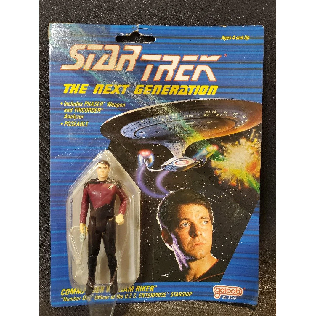 Galoob Star Trek The Next Generation Action Figure Commander William Riker