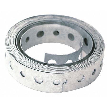 Galvanized Steel Hanging Strap, 10 ft. L