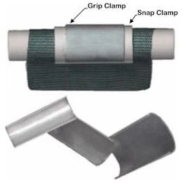 Metal Grip Clamps 1-1/4 or 1-1/2" - increases the grip of Snap Clamp