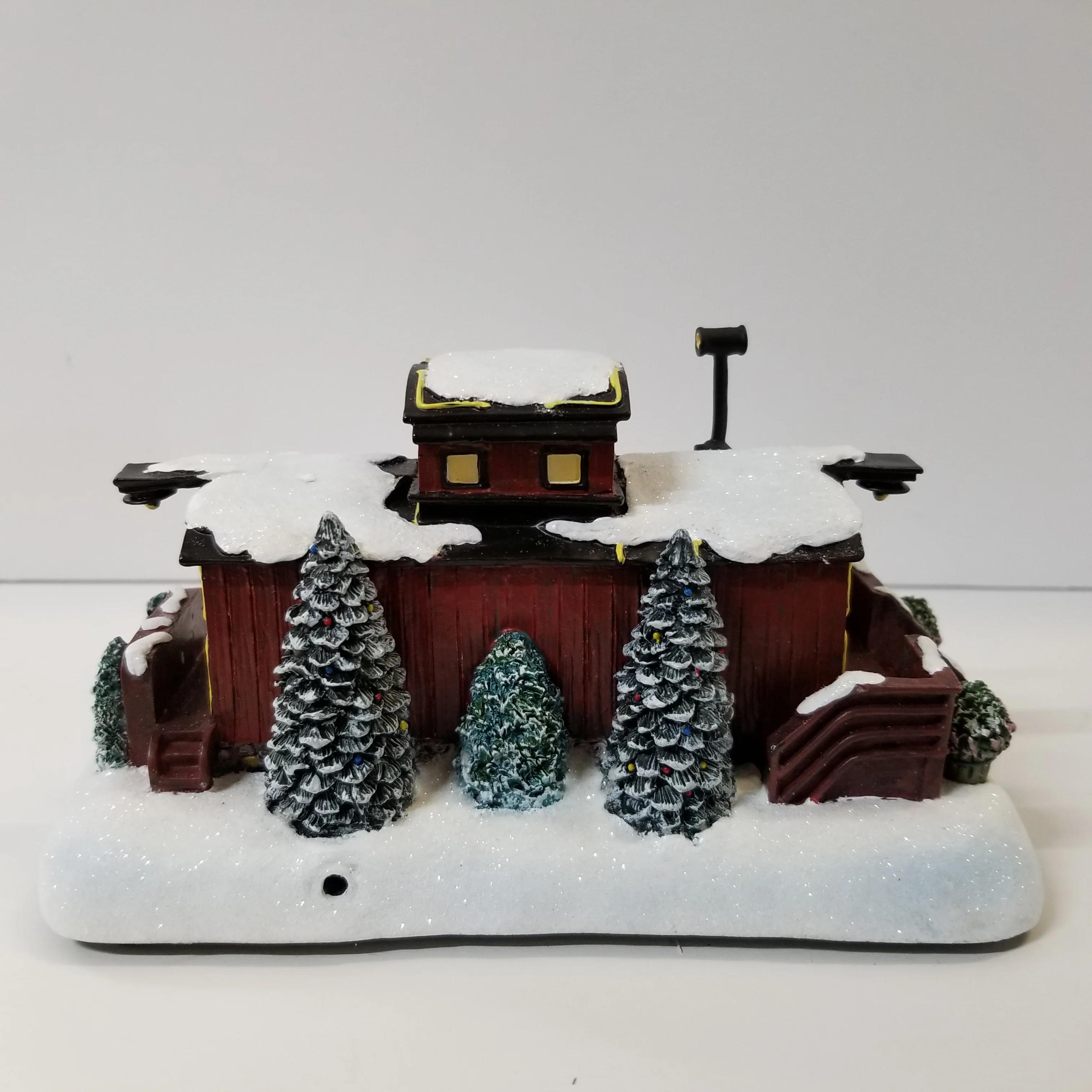 Hawthorne Village Collection No.A0352 Little Red Caboose Diner - Image 3