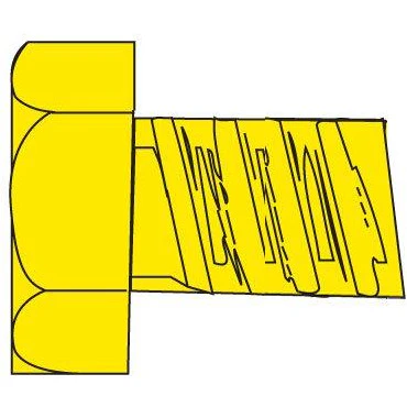 Hex Head Machine Screw (5)-CLICK ON TO CHOOSE YOUR SIZE