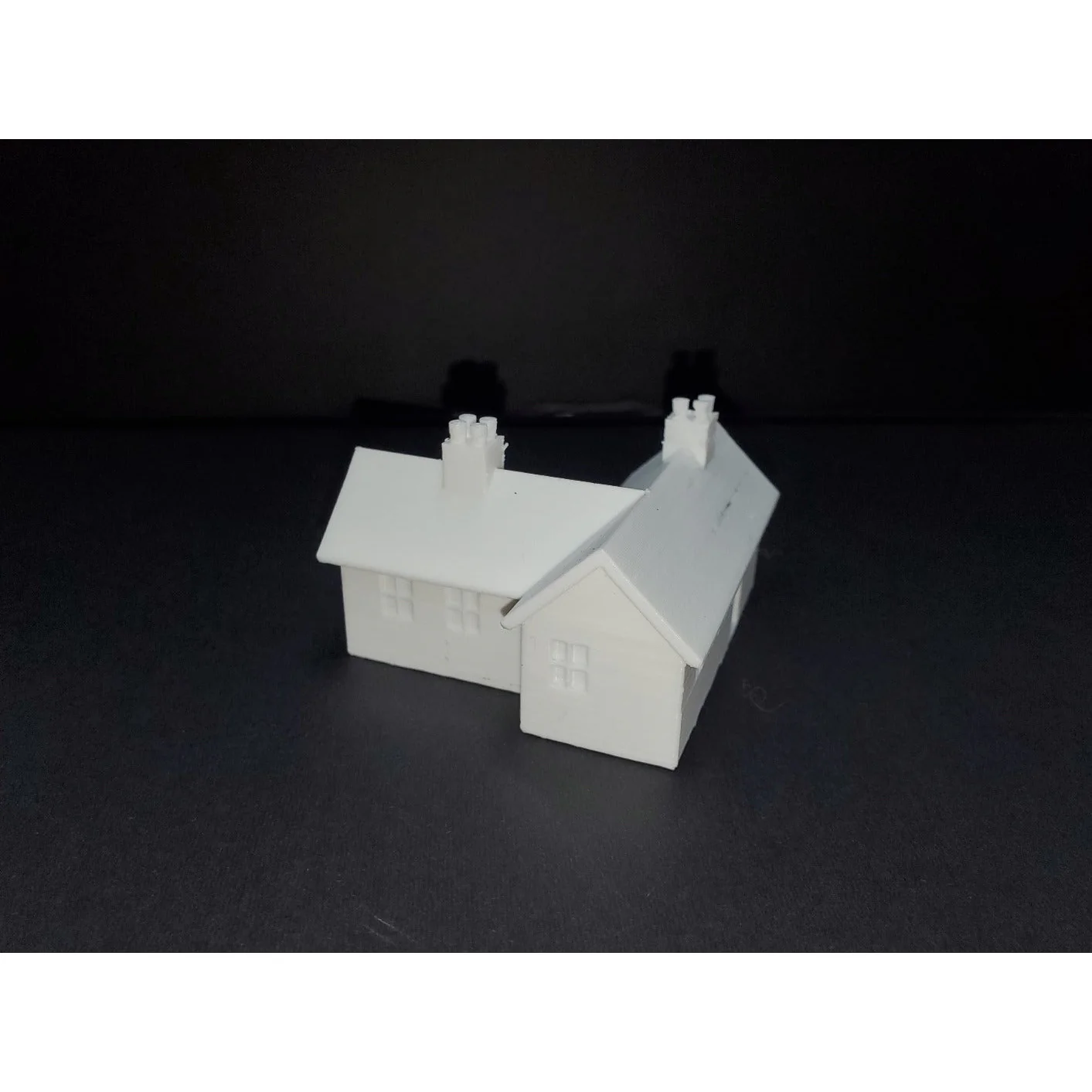 N Scale 2 Wing House 3D Printed - Image 2