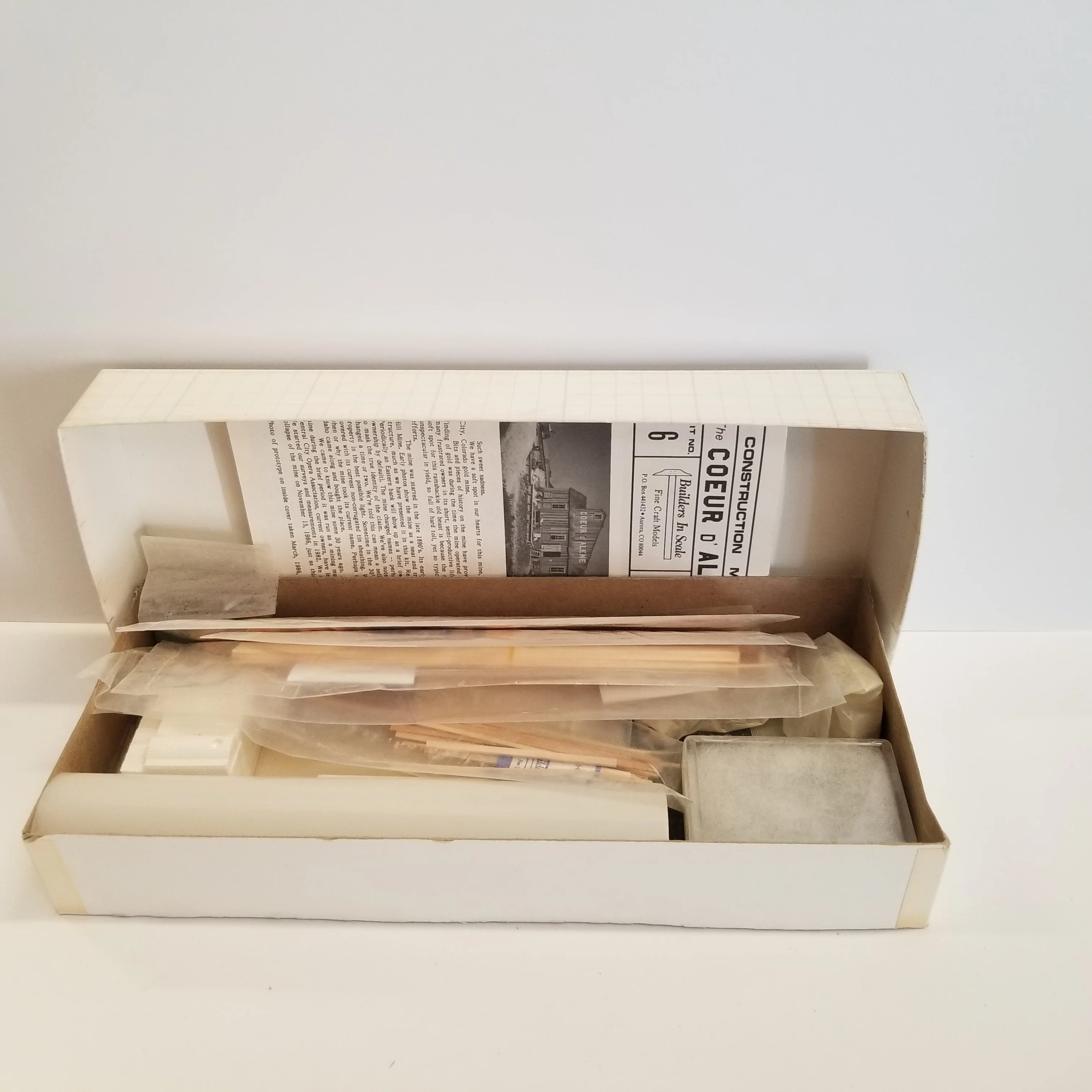 HO Scale Builders In Scale Kit No.6  The Coeur D'Alene Mine