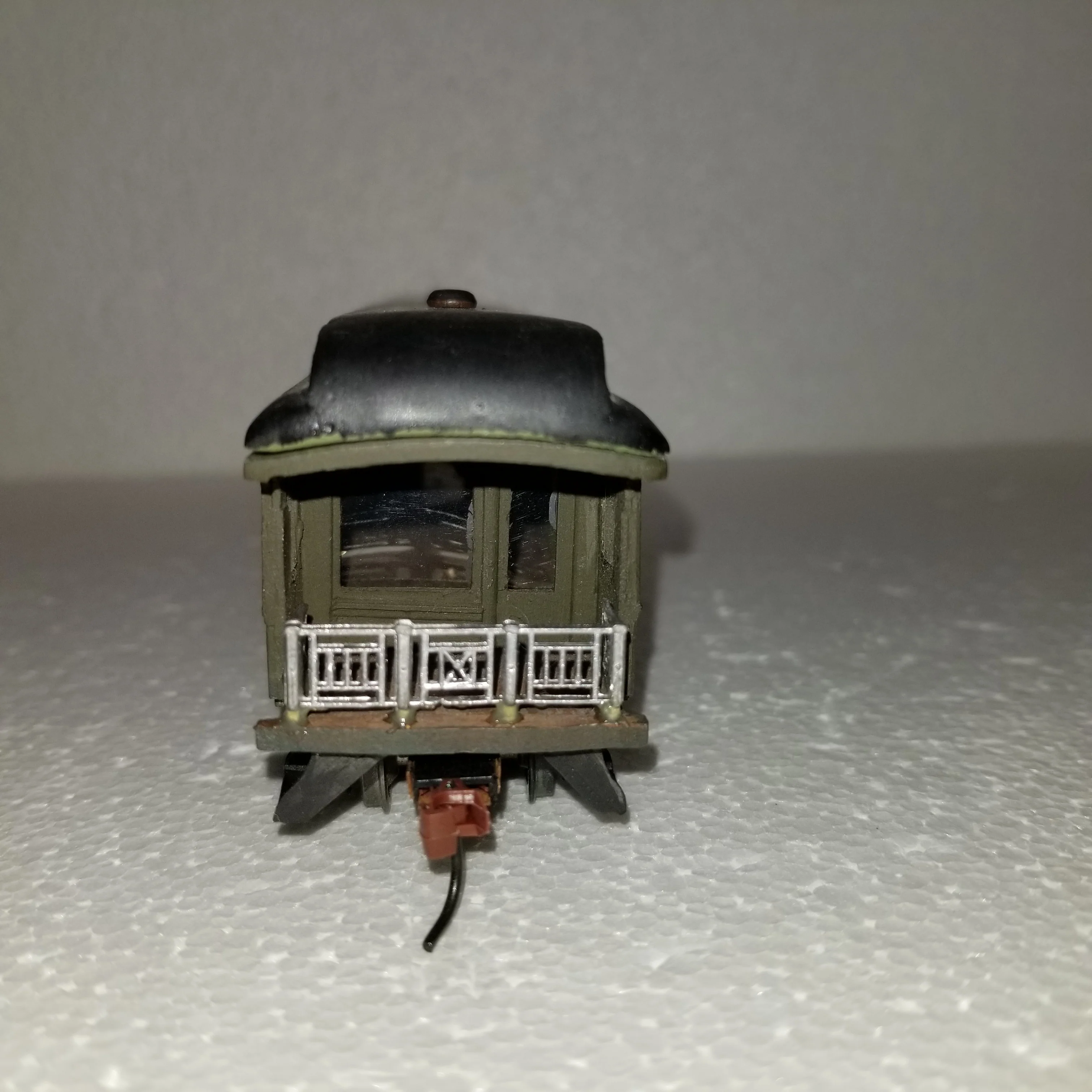 HO Scale La Belle Craftsman Built Kit Harriman Observation Car - Image 3