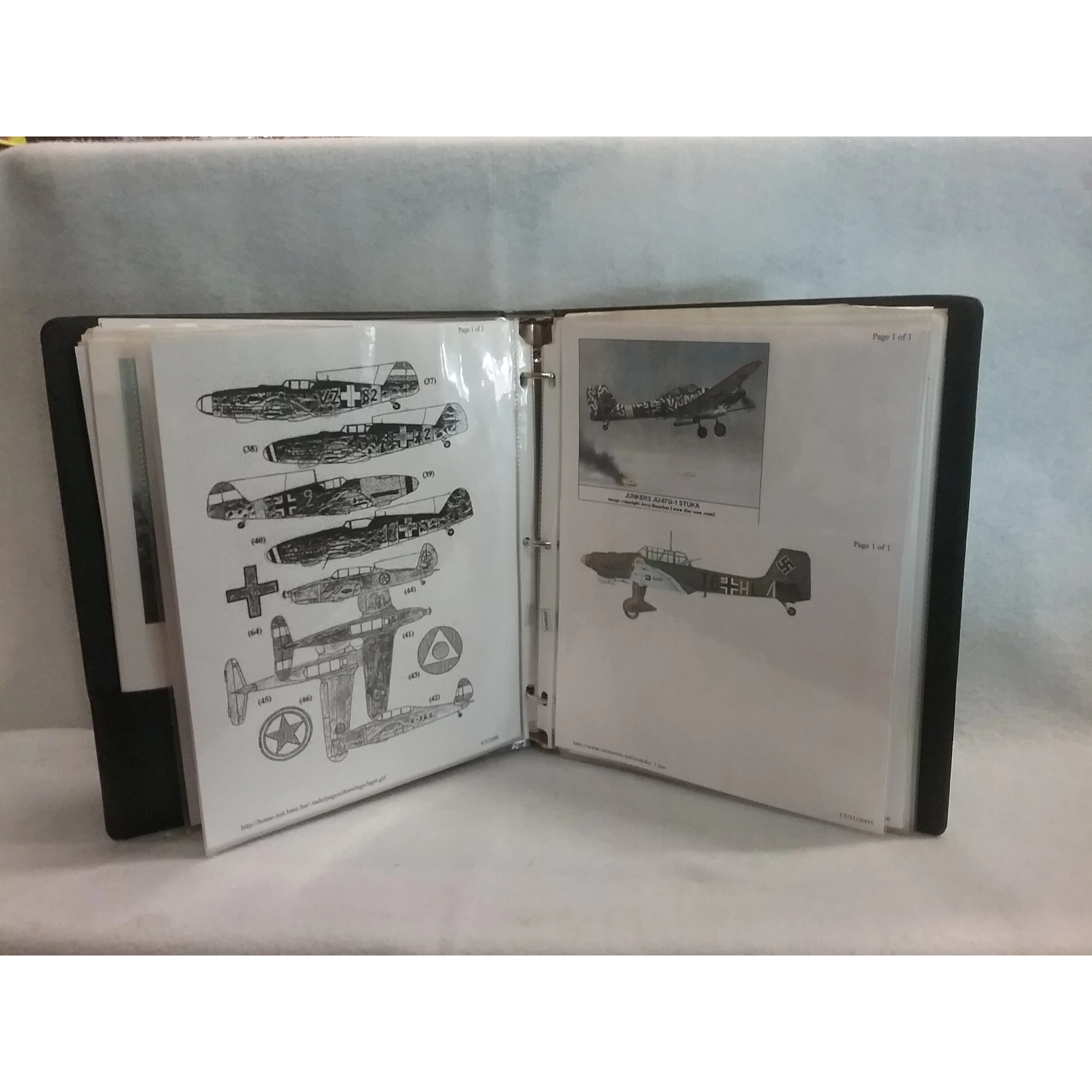 WWll German Ground Military Unit Homemade Reference Manual with pictures and spe - Image 3