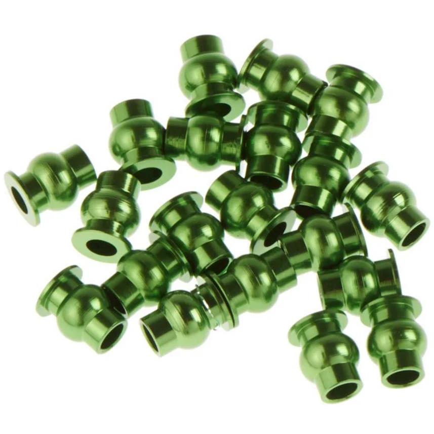 Hot Racing Green Aluminum Suspension Pivot Balls (20)