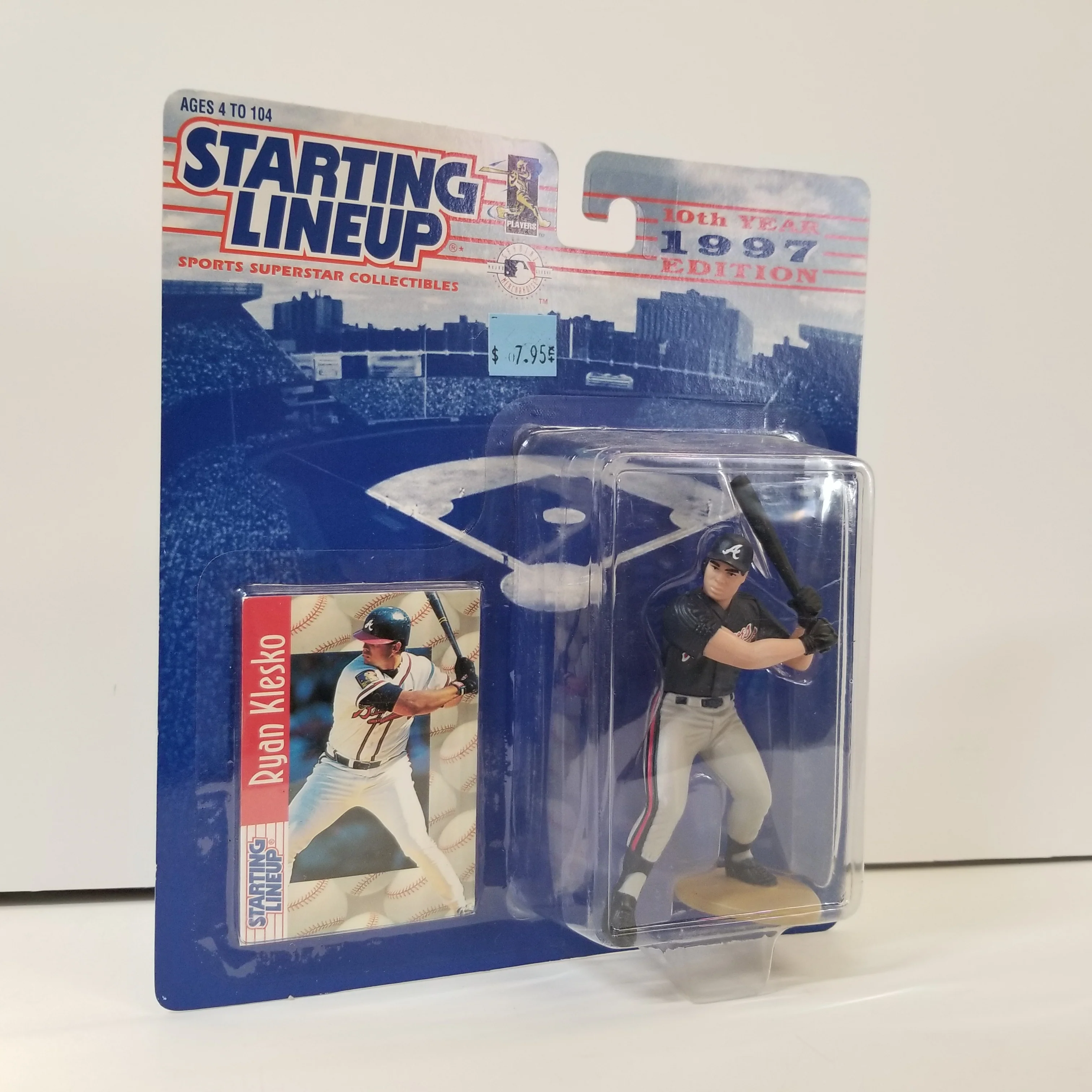 Kenner Starting Lineup 1997 Edition Atlanta Braves Ryan Klesko