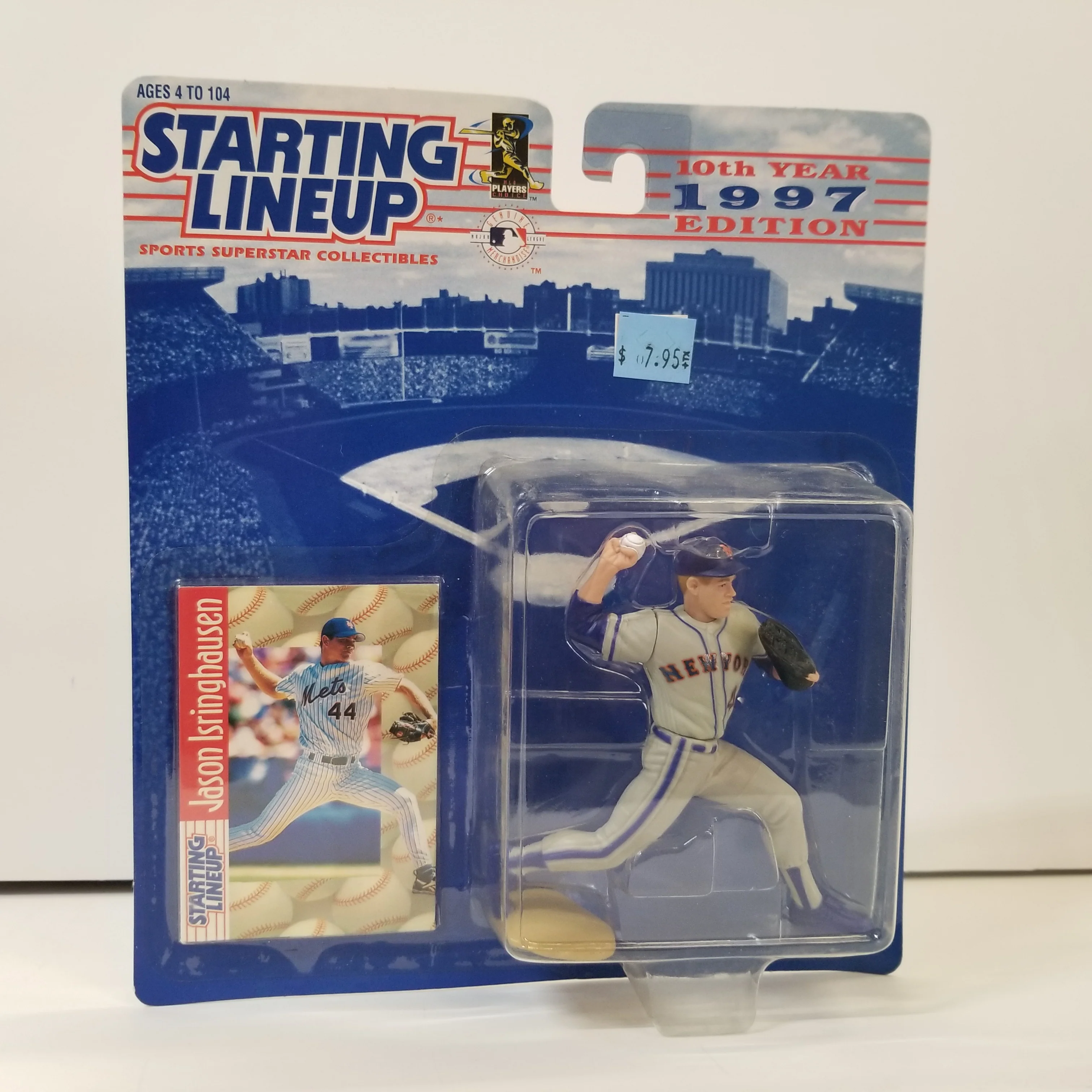 Kenner Starting Lineup 1997 Edition New York Mets Jason Isringhausen