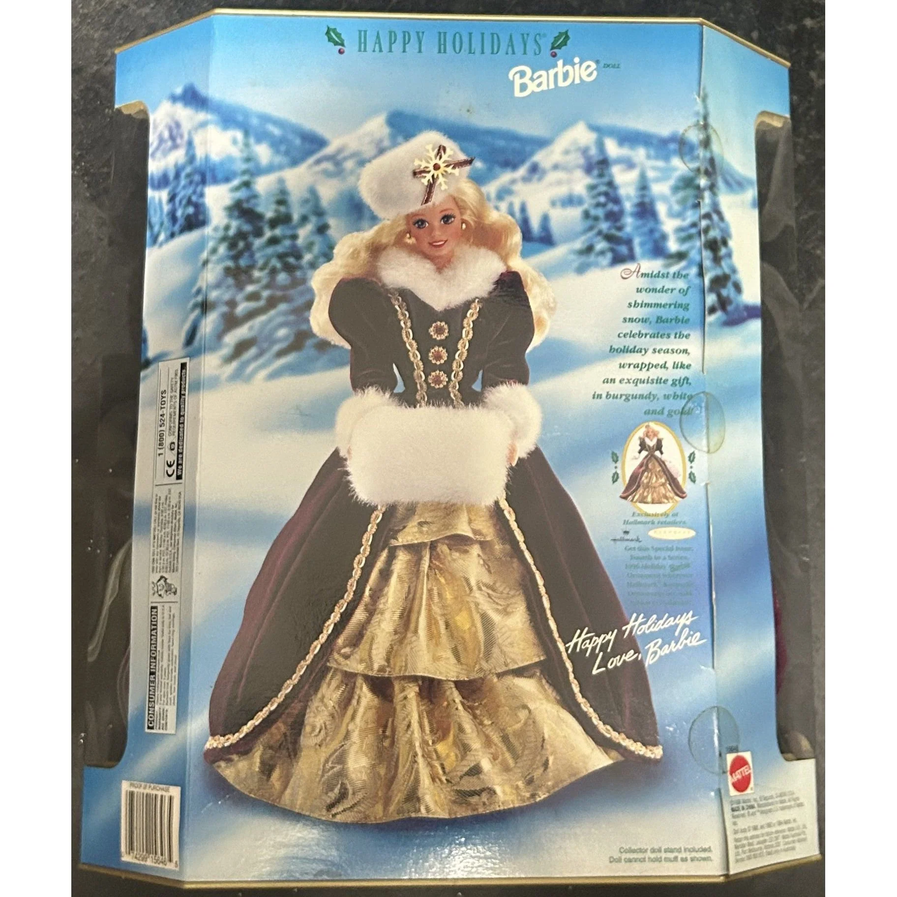 Mattel 15646 Barbie 1996 Happy Holidays Special Edition - Image 3