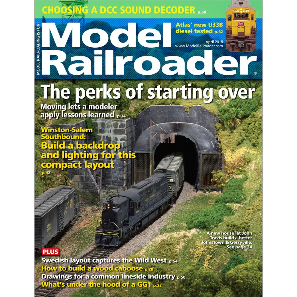 Model Railroader April 2018