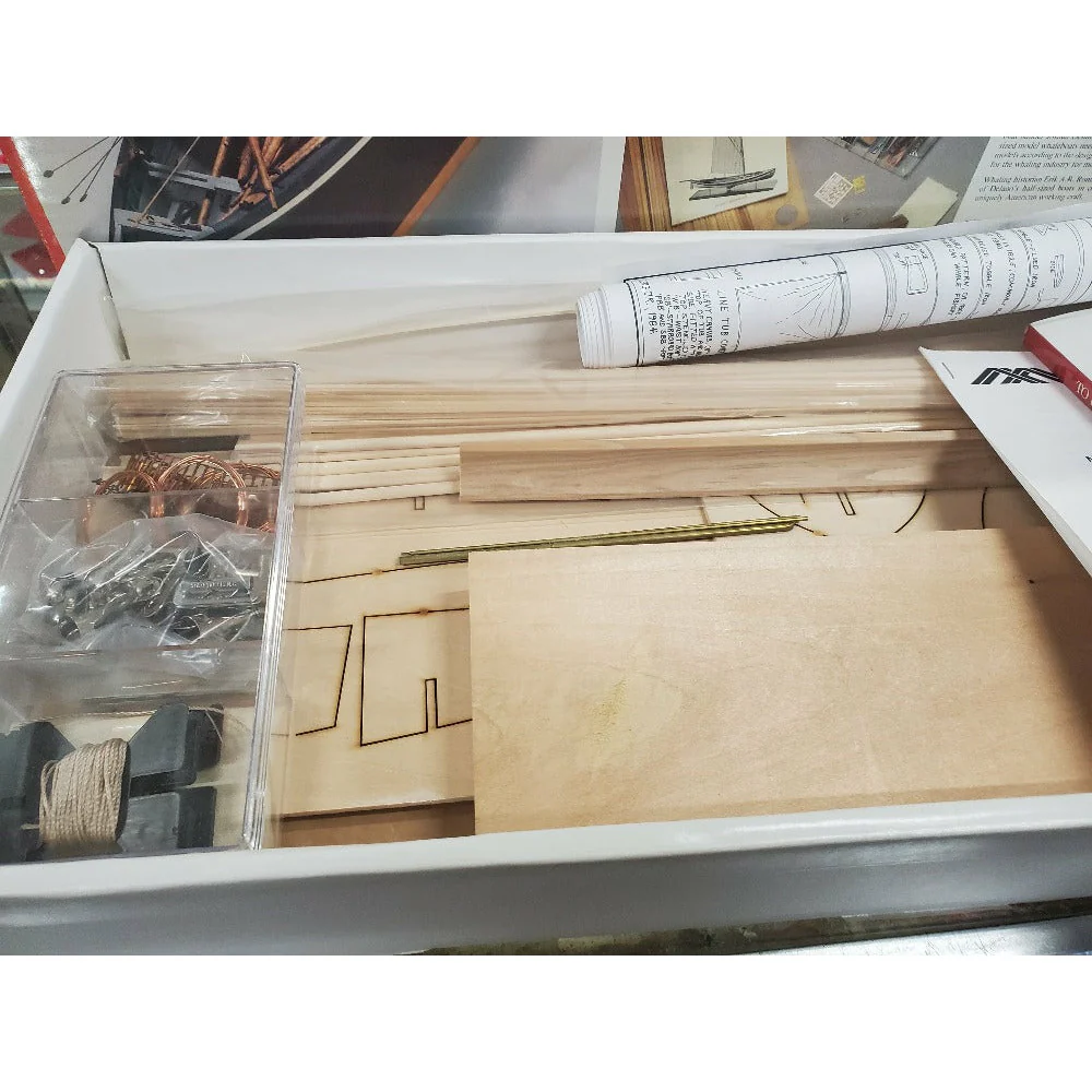 Model Shipways Kit 2033 New Bedford Classic 19th Century American Whale Boat - Image 3