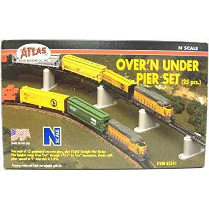 N Scale Atlas 2541 25 Piece Pier Set