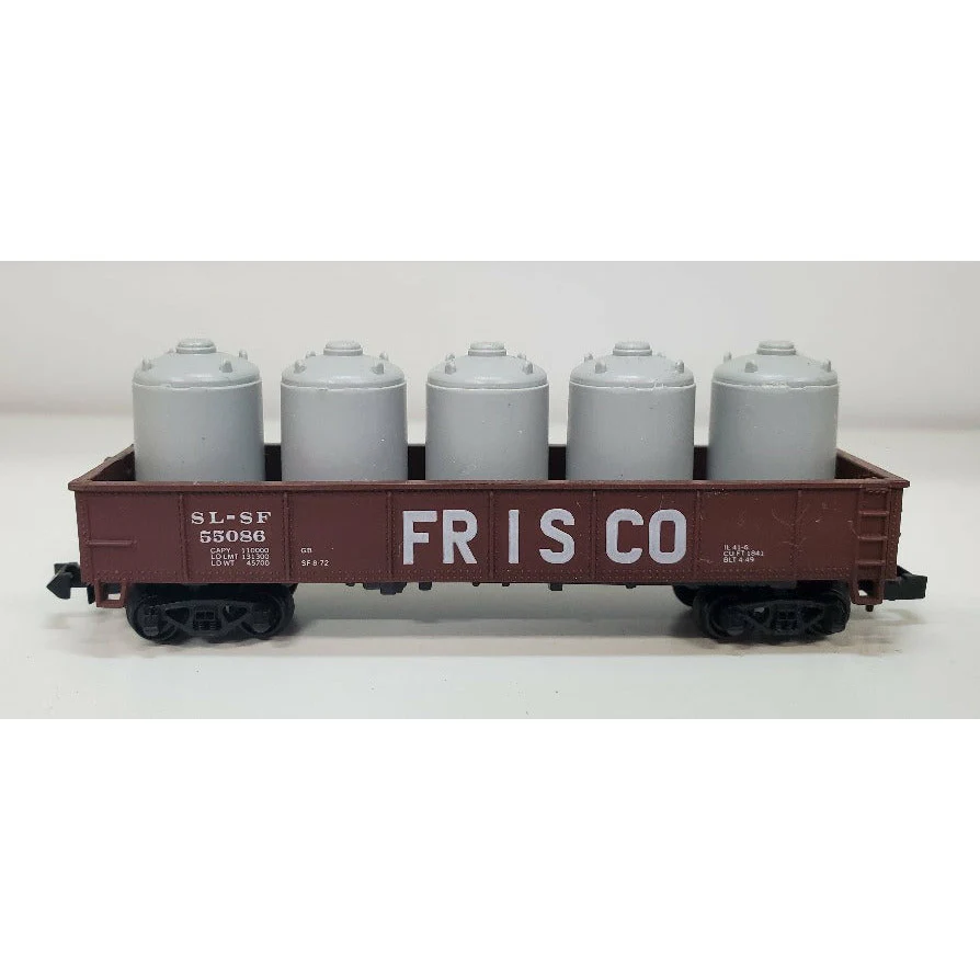 N Scale Atlas Frisco SL-SF 55086 Gondola w/Containers