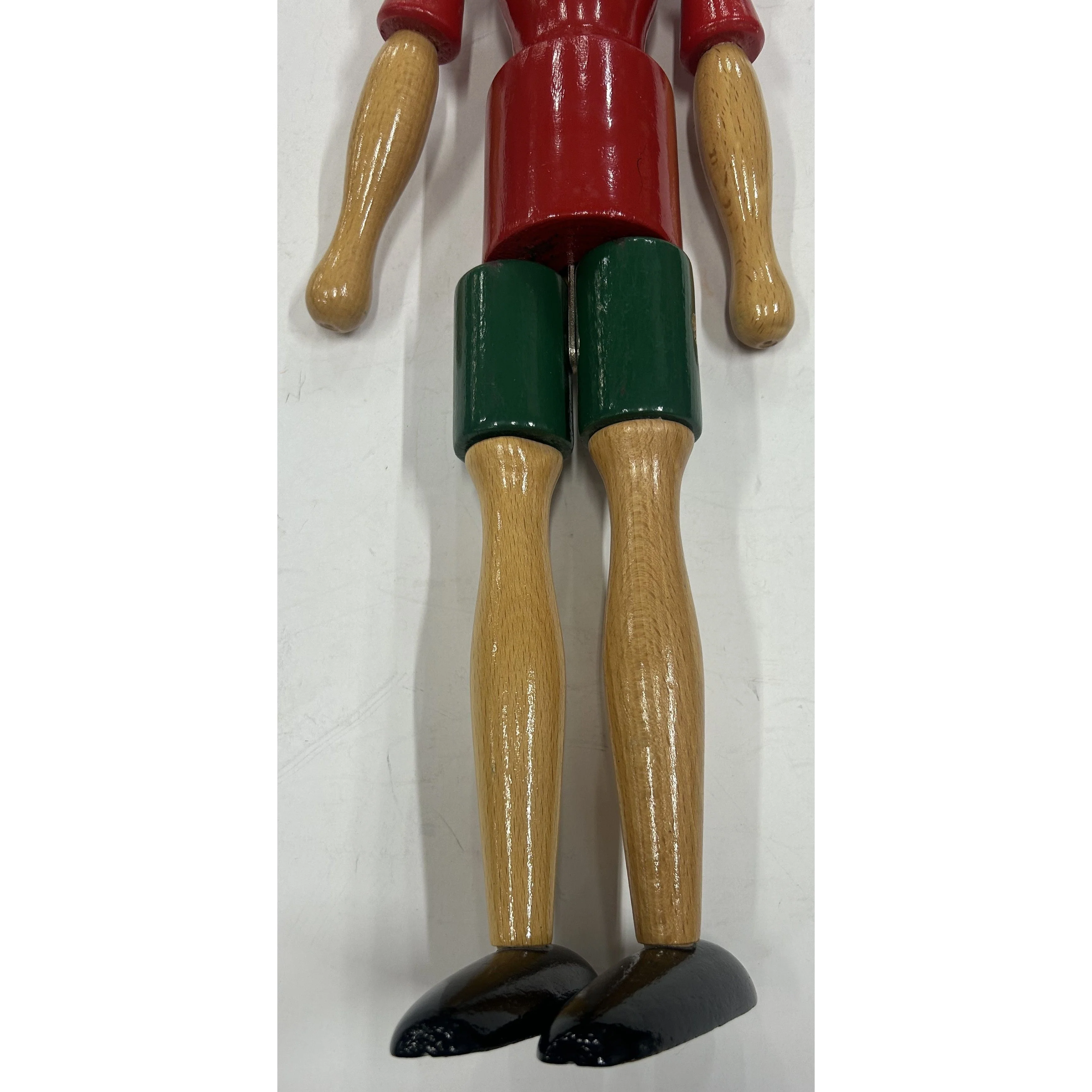 Pinocchio Jointed Wooden Italian Doll 19+ inches Vintage 1960s - Image 4