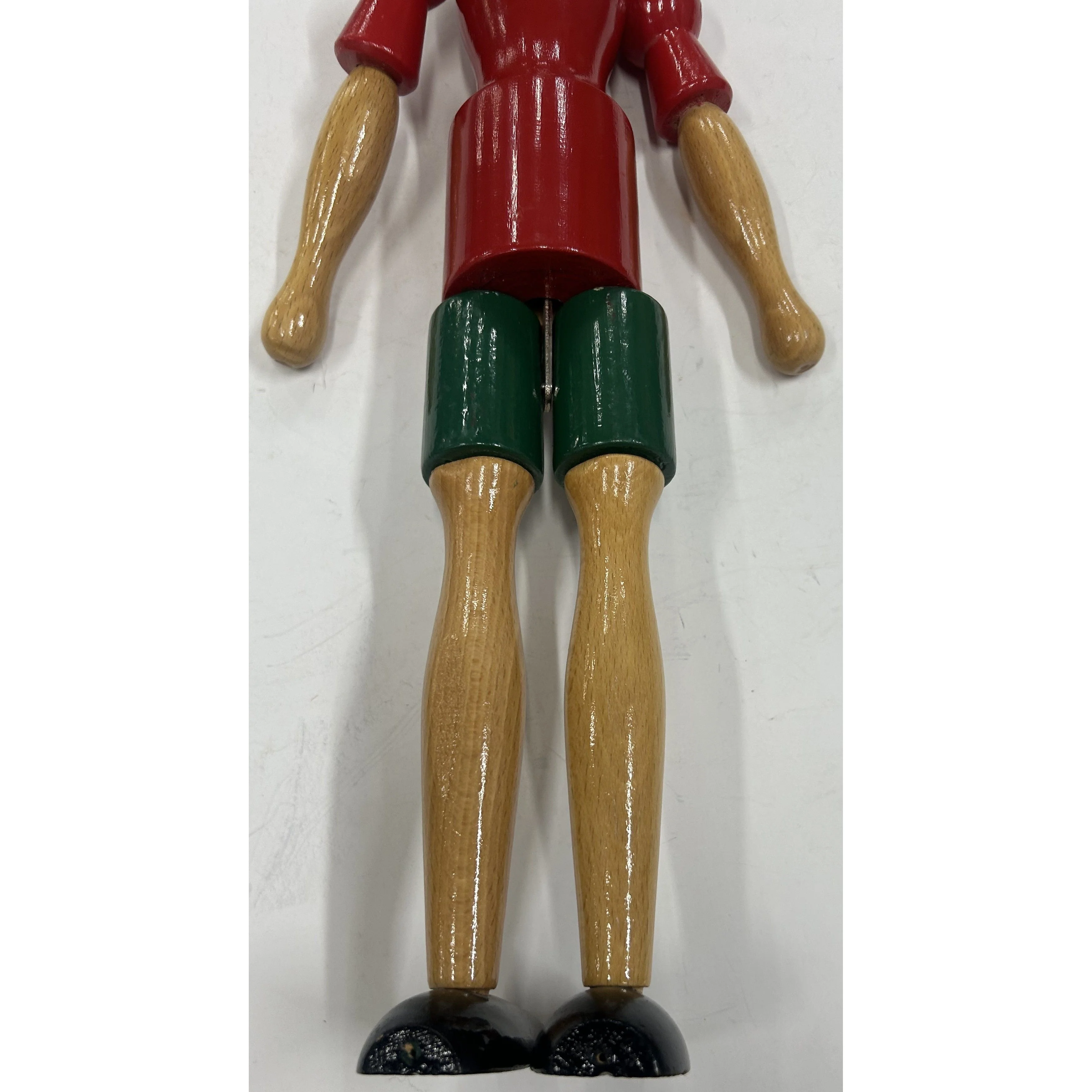 Pinocchio Jointed Wooden Italian Doll 19+ inches Vintage 1960s - Image 6