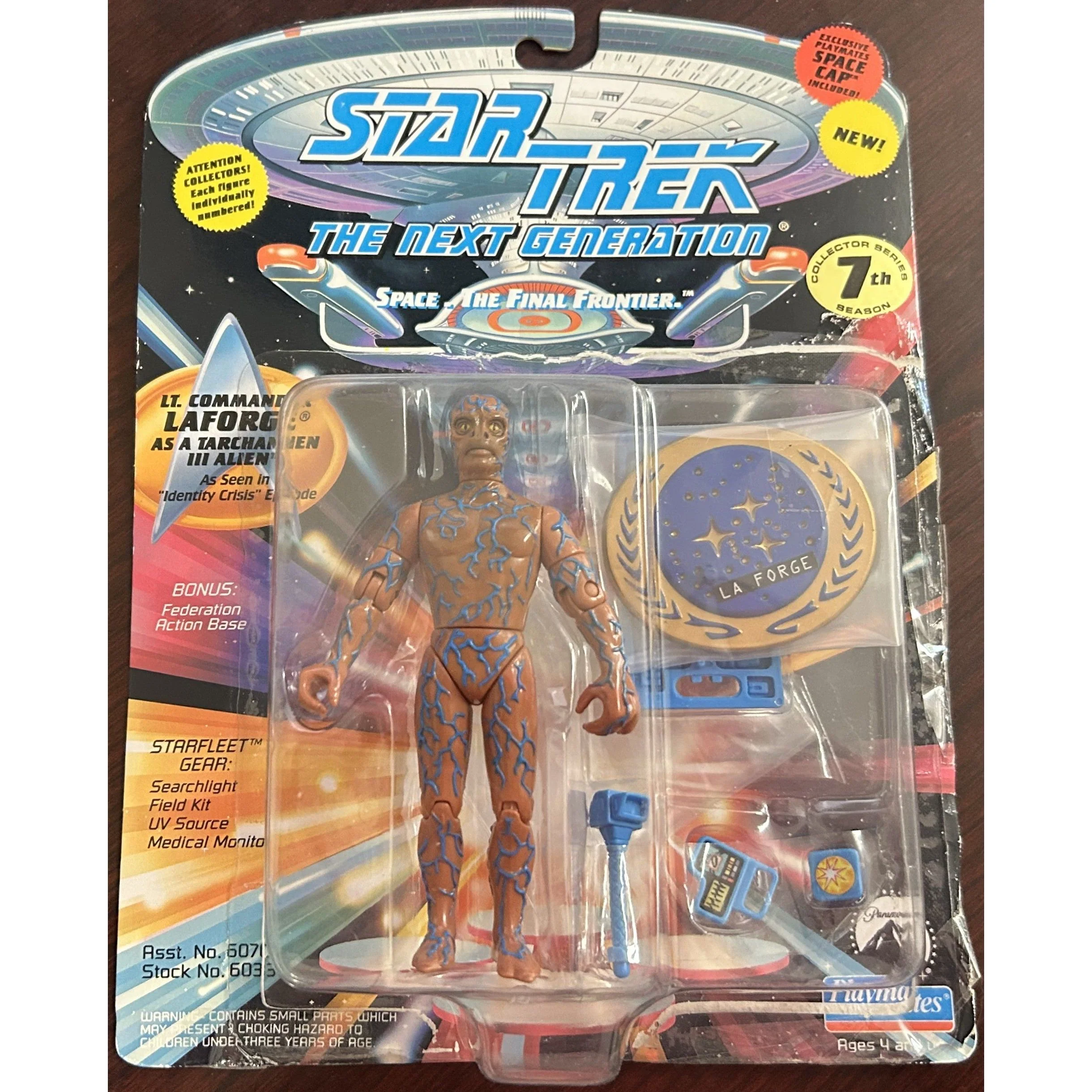 Playmates 6033 Star Trek The Next Generation Lt. Commander Laforge
