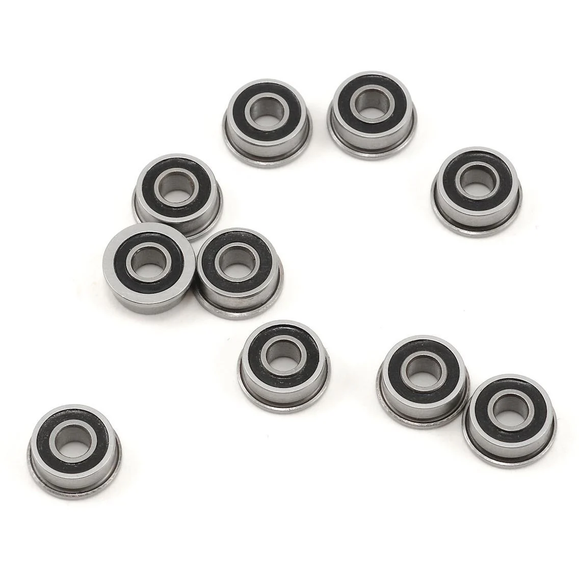 ProTek RC 1/8x5/16x9/64" Rubber Sealed Flanged "Speed" Bearing (10)