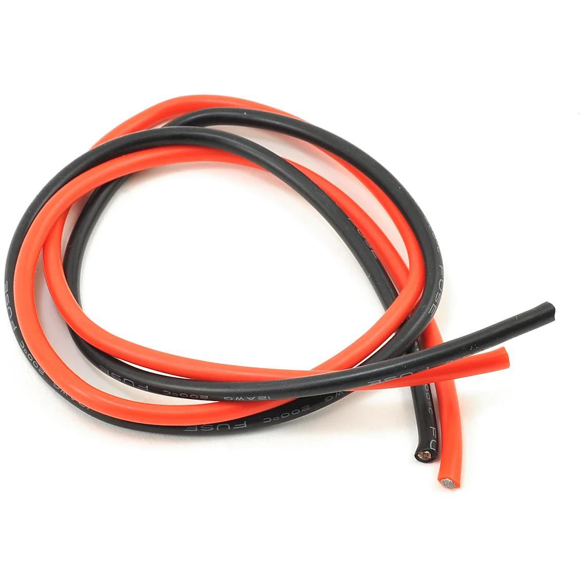 ProTek RC 12AWG Red & Black Silicone Wire (2ft/610mm)
