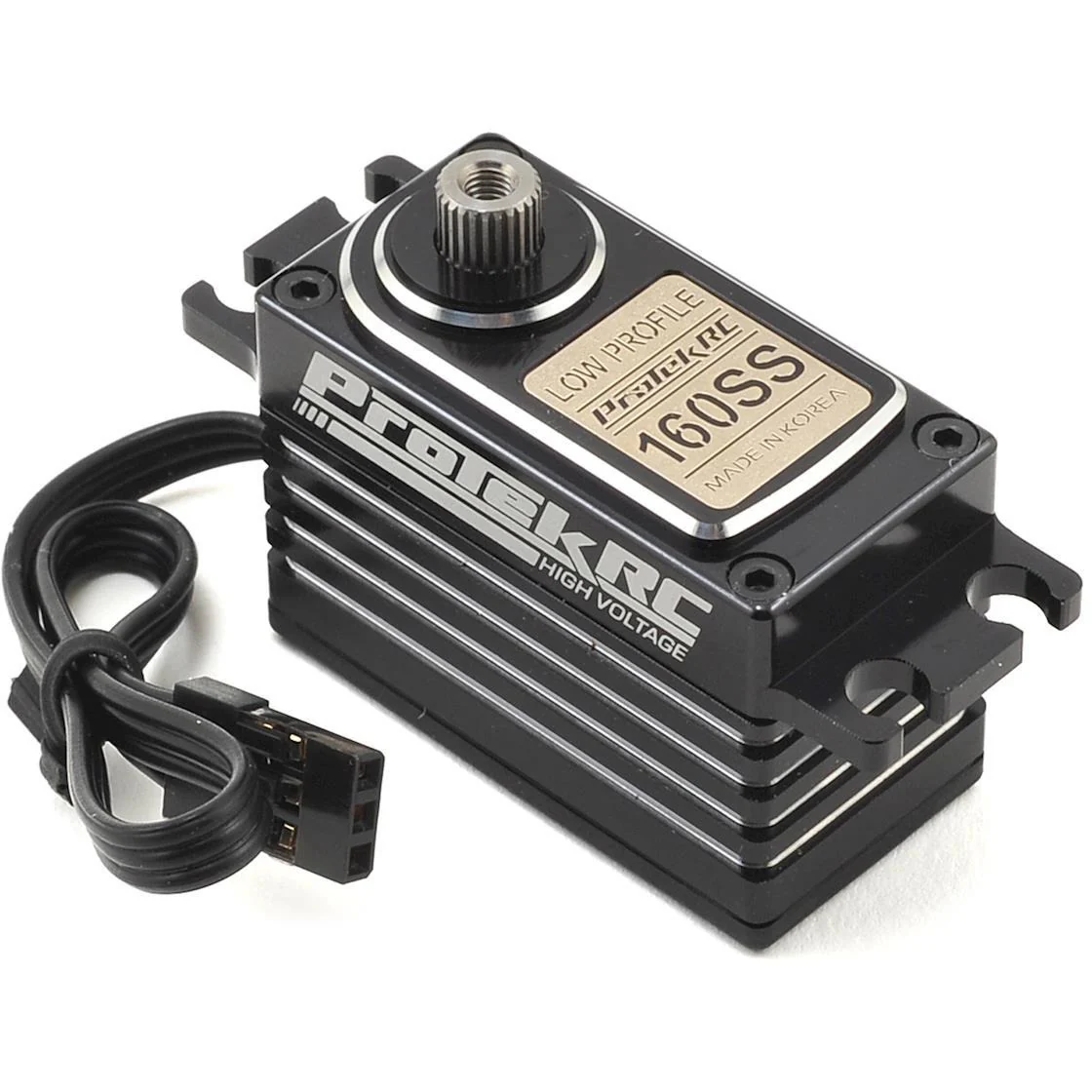 ProTek RC 160SS Low Profile Super Speed Metal Gear Servo High Voltage/Metal Case