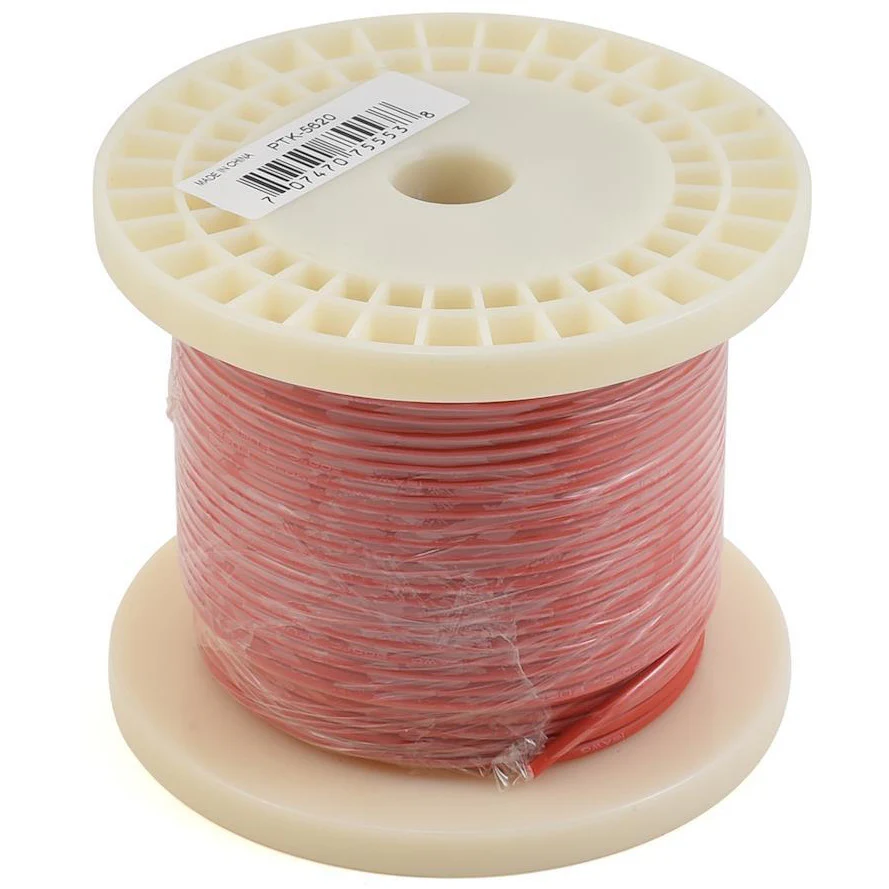 ProTek RC 16awg Silicone Wire Spool (Red) (100ft / 30.48m)