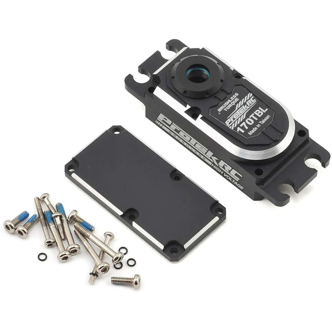ProTek RC 170TBL Aluminum Upper/Lower Servo Case Set