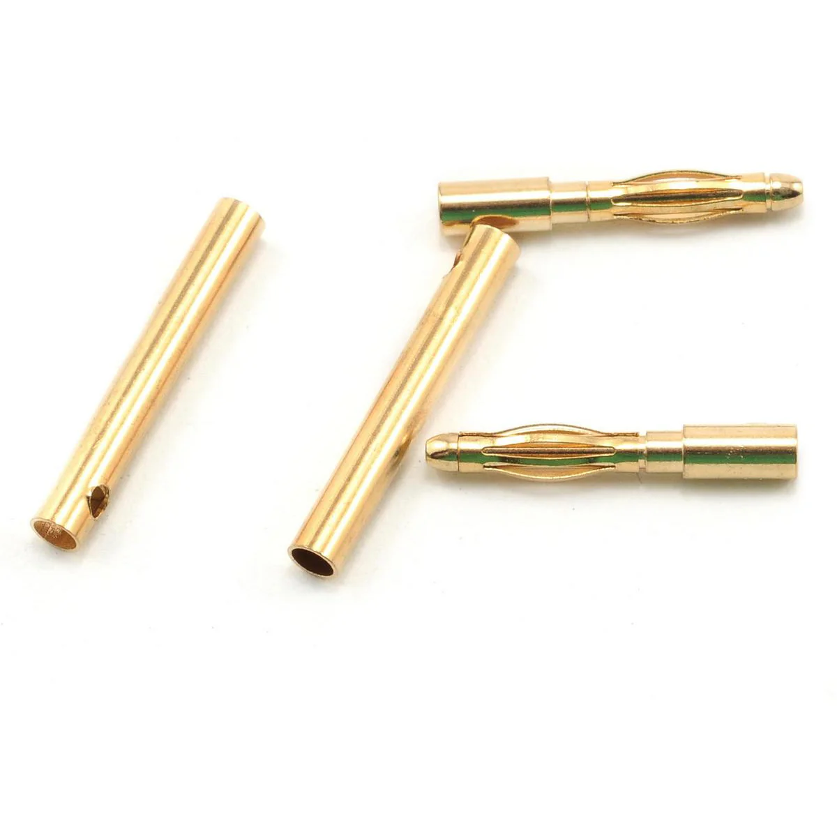 ProTek RC 2.0mm Gold Plated Inline Connectors (2 Male/2 Female)