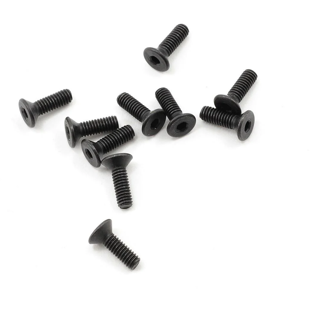 ProTek RC 2.5x8mm "High Strength" Flat Head Screws (10)