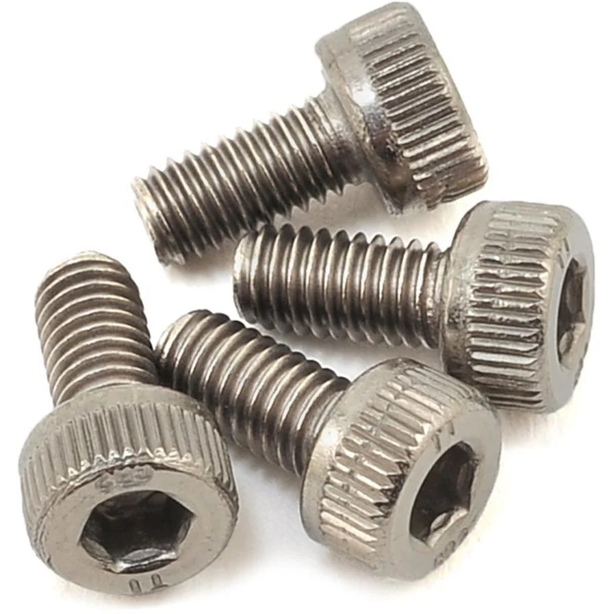 ProTek RC 3x6mm Titanium Cap Head Hex Screw (4)