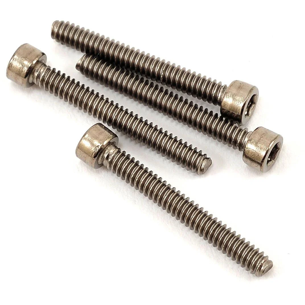 ProTek RC 4-40 x 7/8" Titanium Cap Head Hex Screw (4)