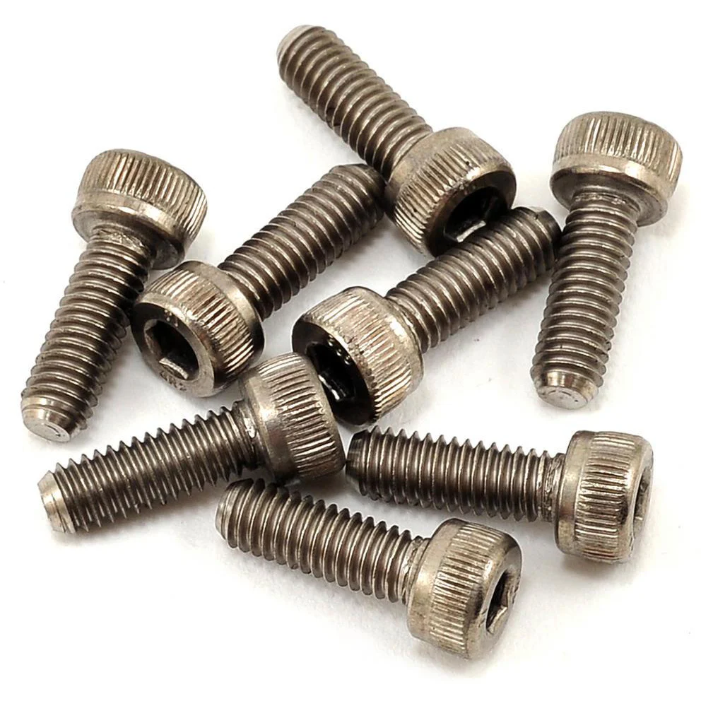 ProTek RC 4x12mm Titanium Cap Head Hex Screw (8)
