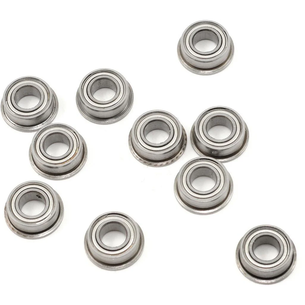 ProTek RC 5x10x4mm Metal Shielded Flanged "Speed" Bearing (10)