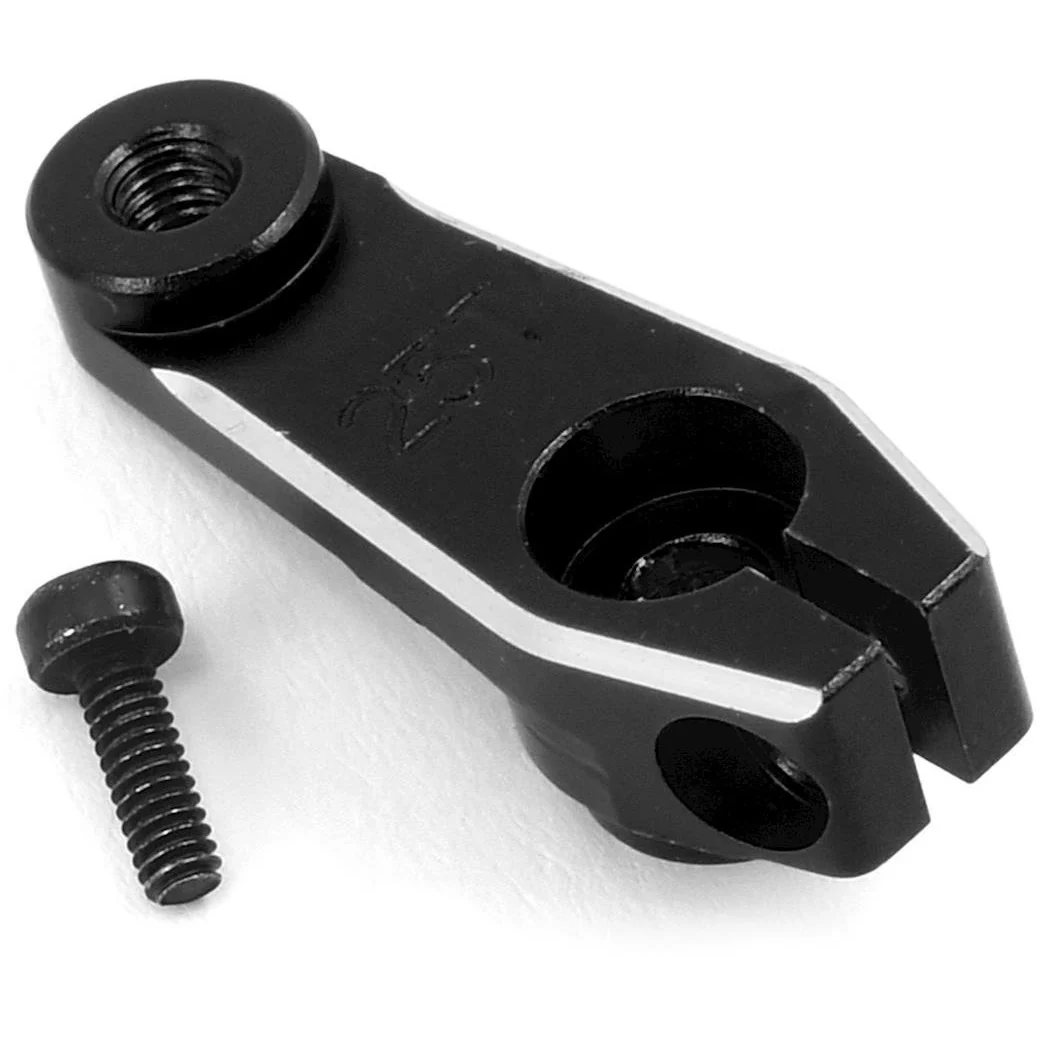 ProTek RC Aluminum Team Associated 1/10 Clamping Servo Horn (Black) (25T)