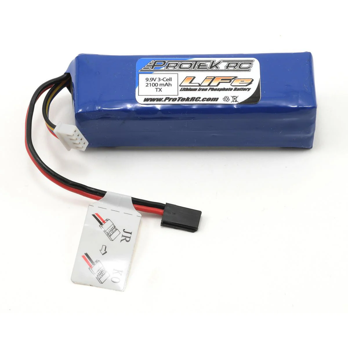 ProTek RC LiFe Futaba, JR, Spektrum, KO, Transmitter Battery (9.9V/2100mAh)