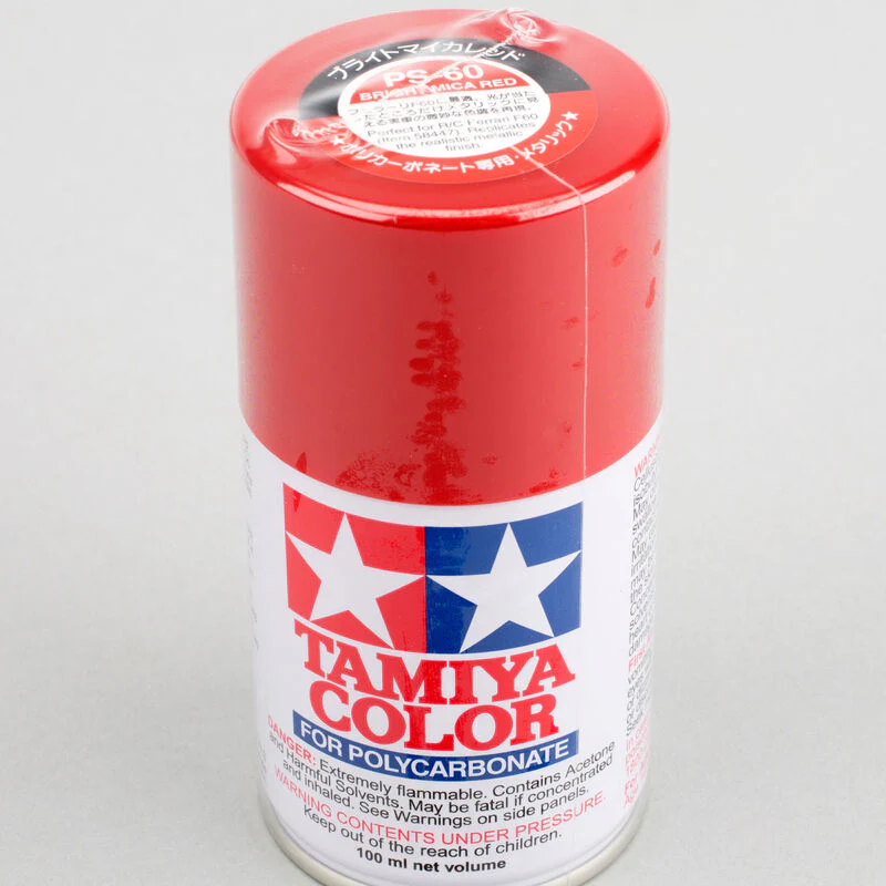 PS-60 Bright Mica Red Polycarbonate 100 ml Spray