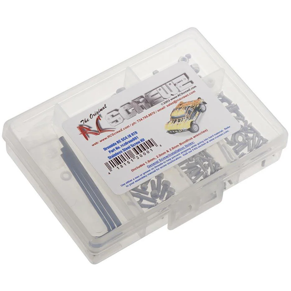 RC Screwz DROM001 SS Screw Kit Dromida SC4.18 RTR