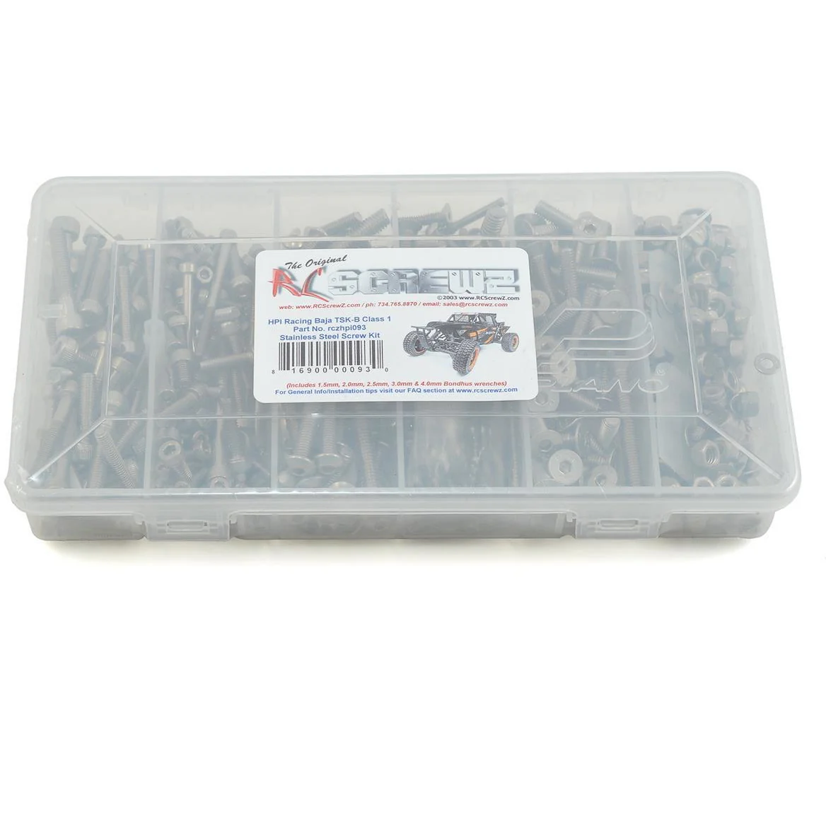 RC Screwz HPI Baja Kraken TSK-B Stainless Steel Screw Kit