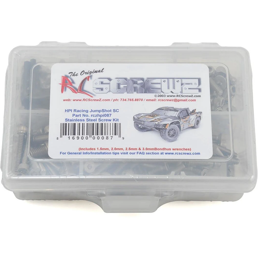 RC Screwz HPI Jumpshot SC Stainless Steel Screw Kit