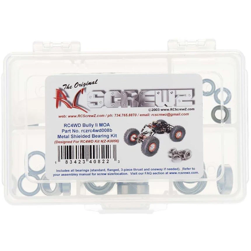 RC Screwz Metal Shielded Bearing Kit Bully II MOA