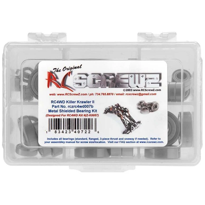 RC Screwz Metal Shielded Bearing Kit Killer Krawler 2