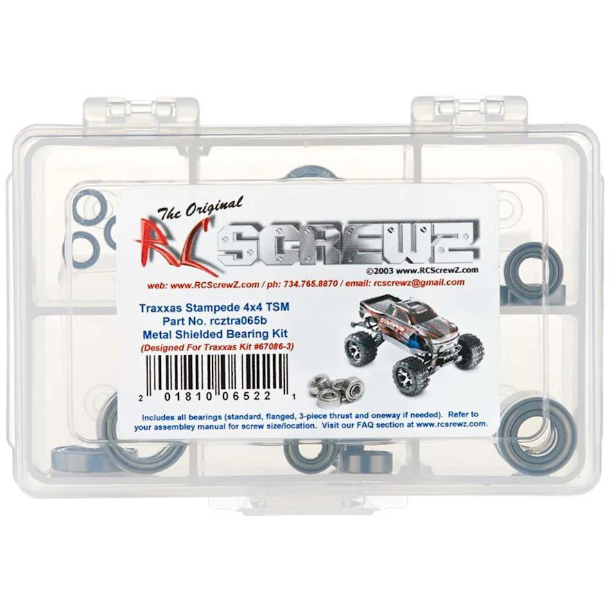 RC Screwz Metal Shielded Bearing Kit Stampede 4x4 TSM