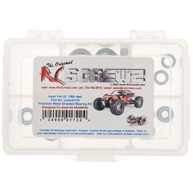 RC Screwz Precision Bearing Kit Yeti XL 4WD