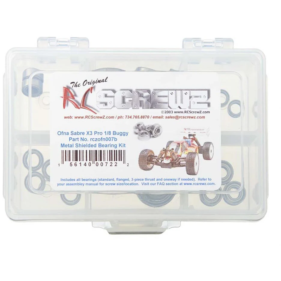 RC Screwz Precision Shielded Bearing Kit X3 Sabre RTR/PRO