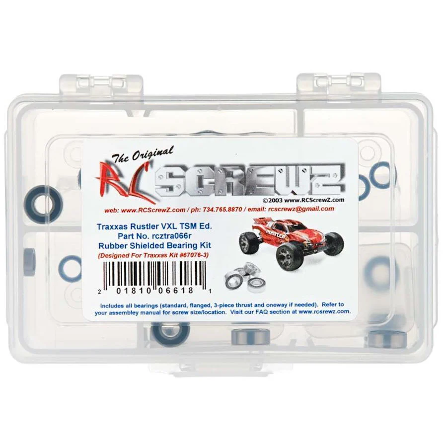 RC Screwz Rubber Shielded Bearing Kit Rustler VXL TSM
